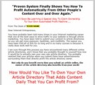 Automated Profit System Mrr Video