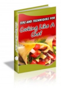 Cooking Like A Chef Plr Ebook