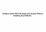 How To Create An Online PDF Document Plr Video