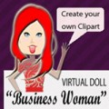 Business Woman Virtual Doll Clipart Resale Rights ...