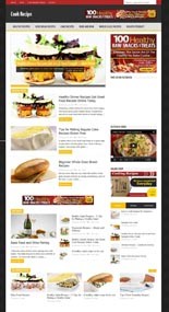 Cooking Recipes Niche Blog Personal Use Template