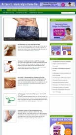 Fibromyalgia Remedies Niche Blog Personal Use Template