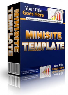 Minisite Template PLR Template