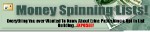 Money Spinning Lists PLR Template