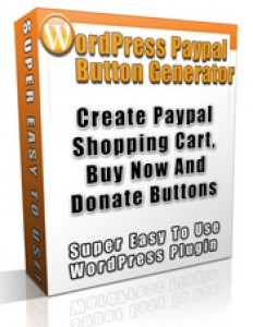 WordPress Paypal Button Generator Plr Script With Video