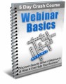 Webinar Basics Crash Course Plr Autoresponder Messages