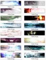 Abstract Header Collection Resale Rights Graphic