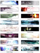 Abstract Header Collection Resale Rights Graphic