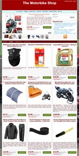 Azon Motorbike Store PLR Template
