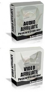 Audio Video Affiliate Postcard Generator Mrr Software