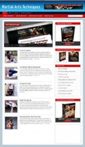 Martial Arts Blog Personal Use Template