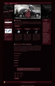 Purple Rain WordPress Theme Mrr Template