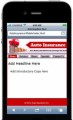 Auto Insurance Mobile Site Template PLR Template 