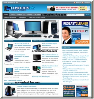 Computer Niche Blog PLR Template