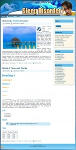 Sleep Disorder Templates Plr Template