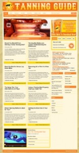 Tanning WordPress Theme Personal Use Template