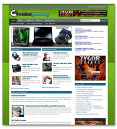 Video Gaming Niche Site PLR Template