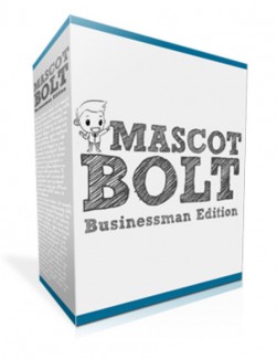 Mascot Bolt Businessman Edition Personal Use Graphic