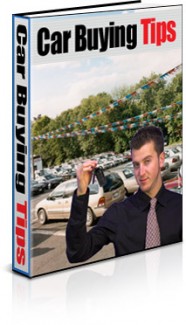 Car Buying Tips Plr Ebook