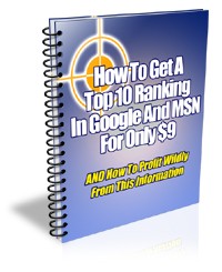 How To Get Top 10 Ranking Google PLR Ebook
