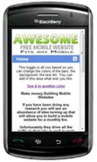 Mobile Template MRR Template