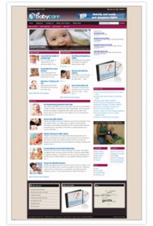 Baby Care Blog PLR Template