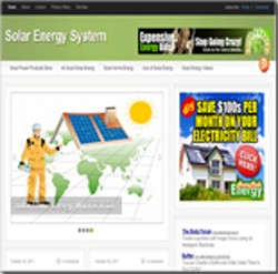 Solar Energy Niche Blog Personal Use Template