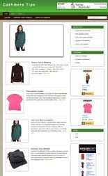 Cashmere Niche Blog PLR Template