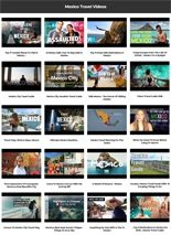 Mexico Travel Instant Mobile Video Site MRR Software