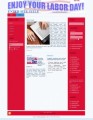 Labor Day Website Templates Plr Template
