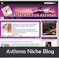 Asthma Niche Blog Personal Use Template
