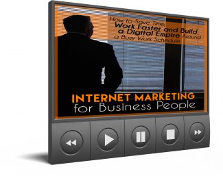 Internet Marketing For Business People Upgrade MRR Video With Audio
