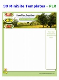 30 Minisite Templates – Plr PLR Template