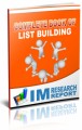 Complete Book Of List Building Personal Use Ebook