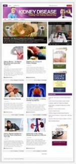 Kidney Disease Niche Blog PLR Template