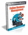 Online Business Management Crash Course PLR ...