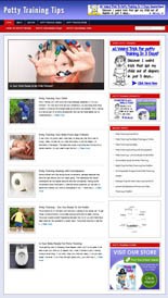 Potty Training Niche Blog Personal Use Template With Video