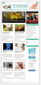 Thyroid Niche Blog PLR Template
