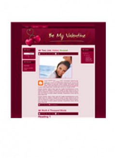Cherry Love Valentines WordPress Theme MRR Template
