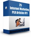 25 Internet Marketing Plr Articles V11 PLR Article