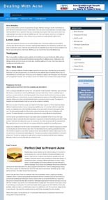 Acne Niche Blog PLR Template
