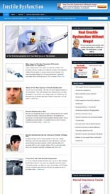 Erectile Dysfunction Niche Blog Personal Use Template With Video