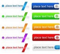 Mobile Website Buttons Personal Use Graphic