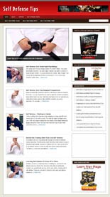 Self Defense Niche Blog Personal Use Template With Video