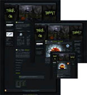 Halloween Site Template 1 MRR Template