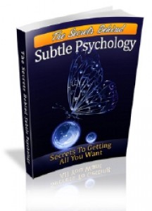 The Secrets Behind Subtle Psychology Mrr Ebook