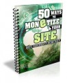 50 Ways To Monetize Your Site Give Away Rights Ebook 