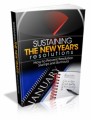 Sustaining The New Years Resolutions Mrr Ebook