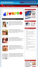 Help With Divorce Niche Blog Personal Use Template With Video