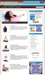 Meditation Niche Blog Personal Use Template With Video